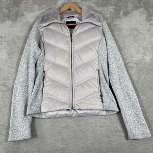 Marmot Thea Hybrid Goose Down Jacket Womens Small 700 Fill Full Zip Puffer